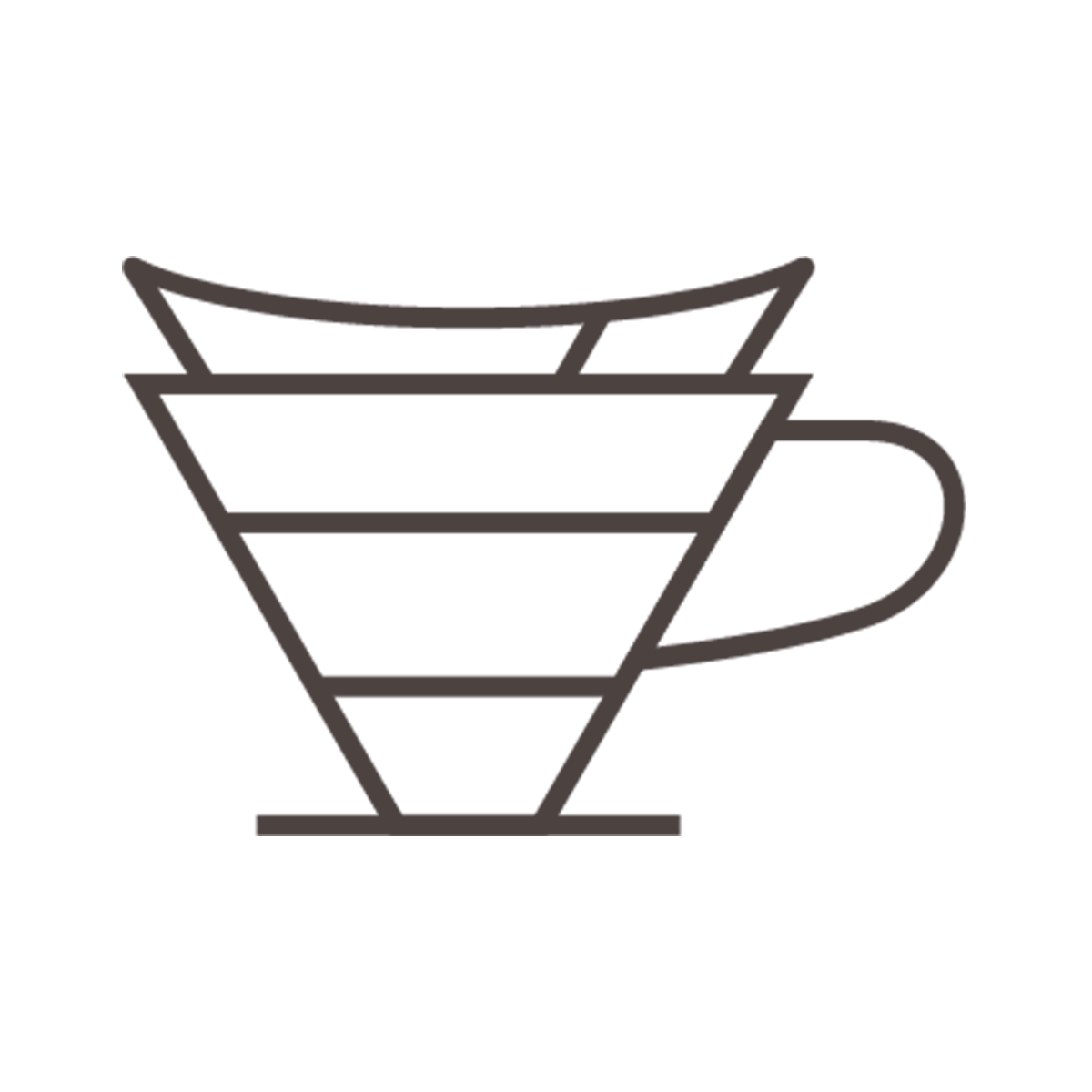 Pour over filter coffee